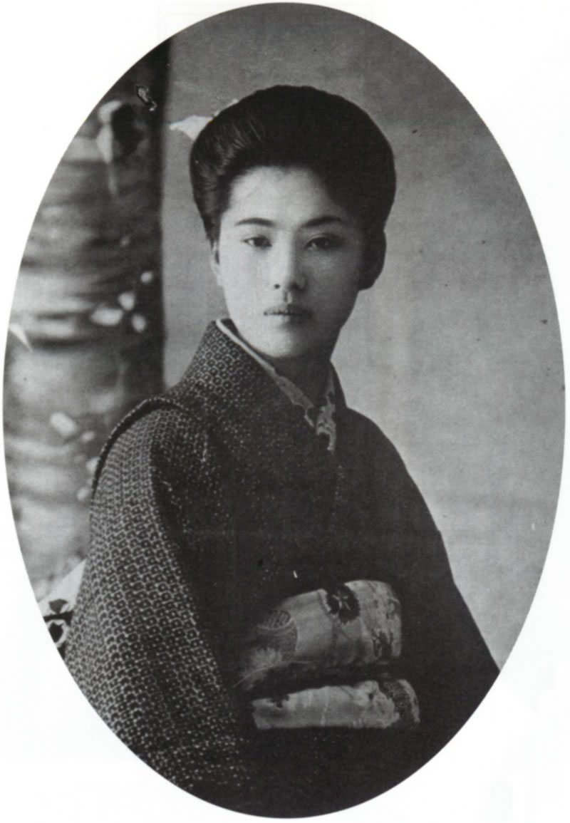 西村志可子（明治のミスコン出場者、明治時代の美人ランキング）の拡大画像