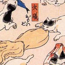 猫好き浮世絵師】天才・歌川国芳が描いたネコたちがおもしろ可愛い【猫 