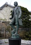 函館五稜郭 土方歳三銅像